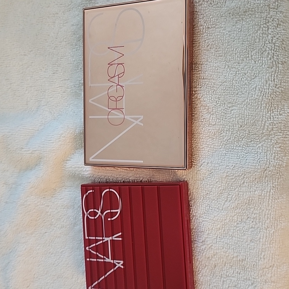 Nars CLIMAX Eye Palette and Orgasm on the Beach Cheek Palette Lot: New W/O box.